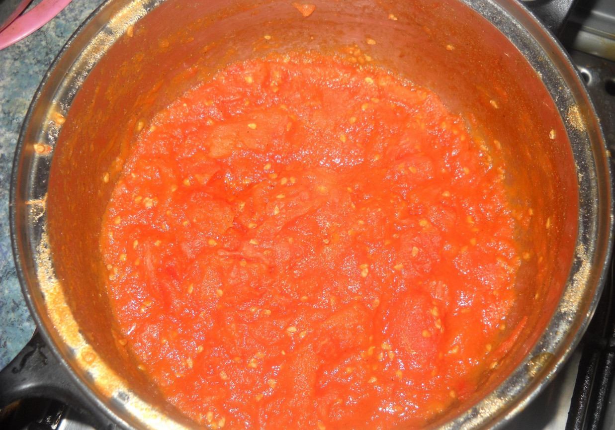 Przecier pomidorowy domowej roboty foto