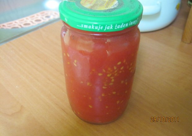 Fotografia przedstawiająca Przecier pomidorowy po polsku