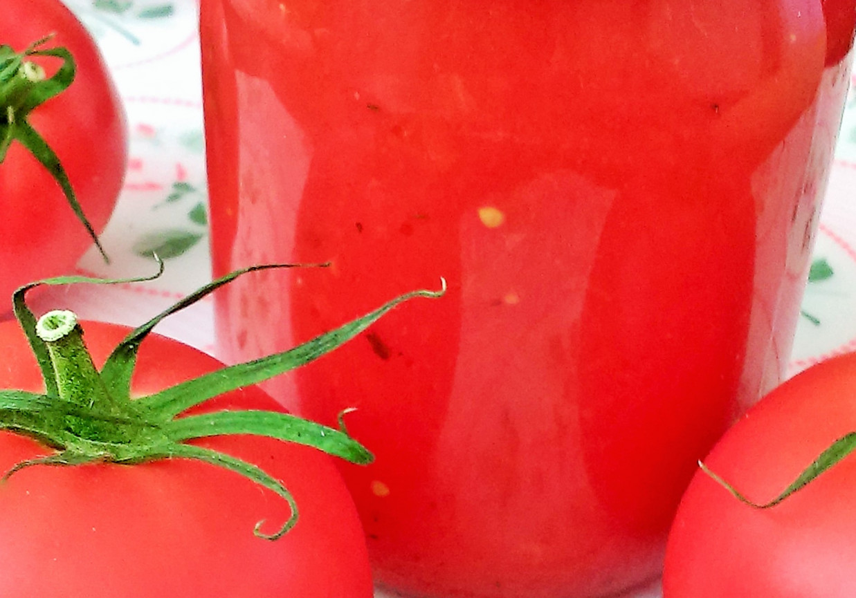 Przecier pomidorowy z bazylią foto