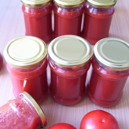 Krok 3 - Przecier pomidorowy z chilli foto