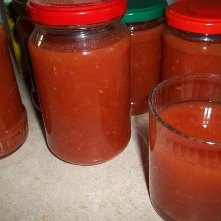Krok 4 - Przecier pomidorowy z włoszczyzną foto