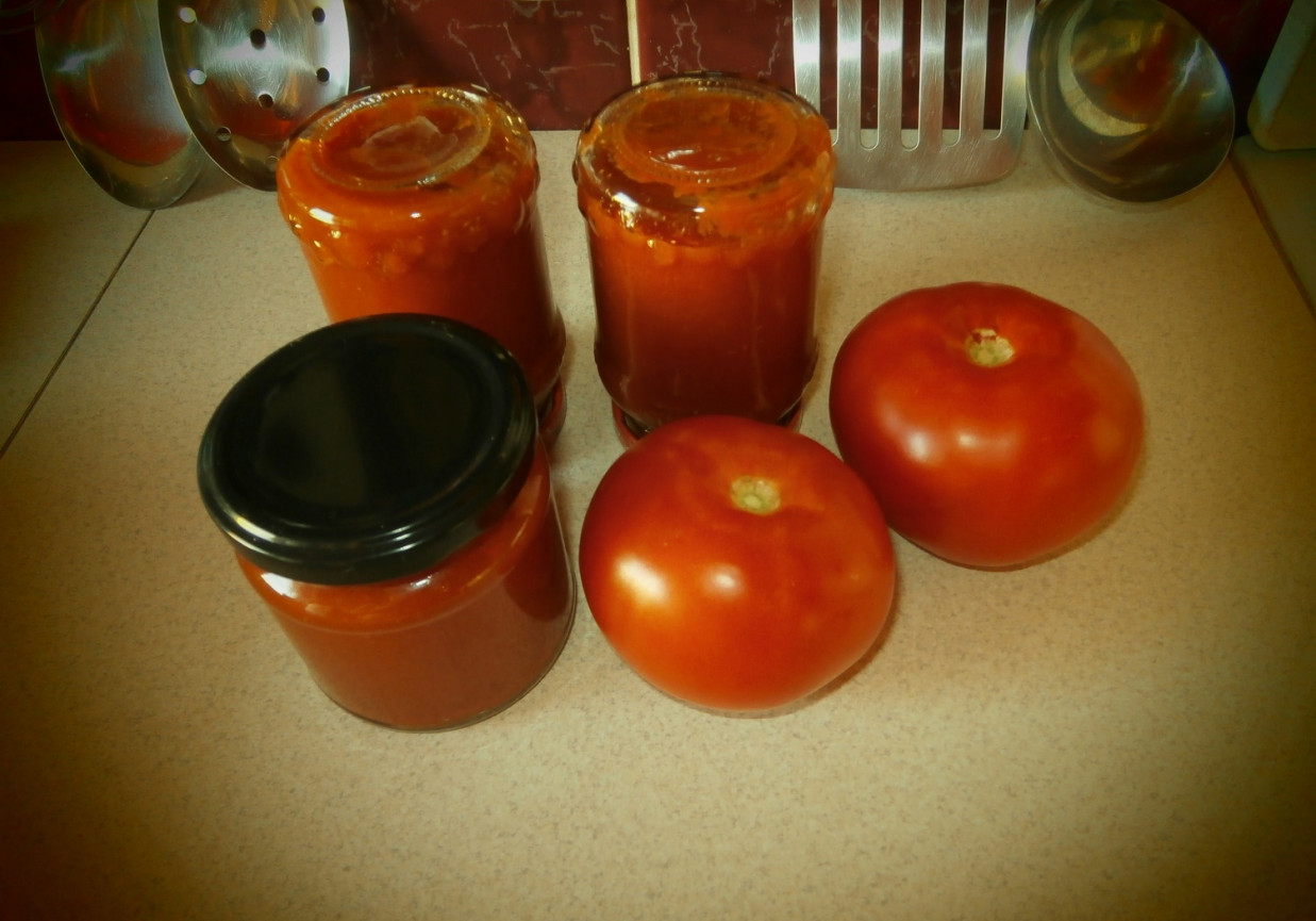 Przecier pomidorowy. foto