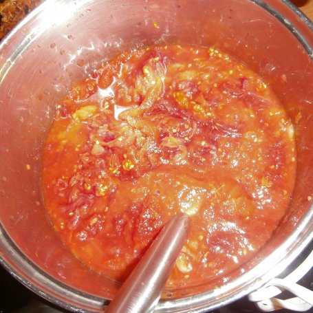 Krok 3 - przecier pomidorowy foto