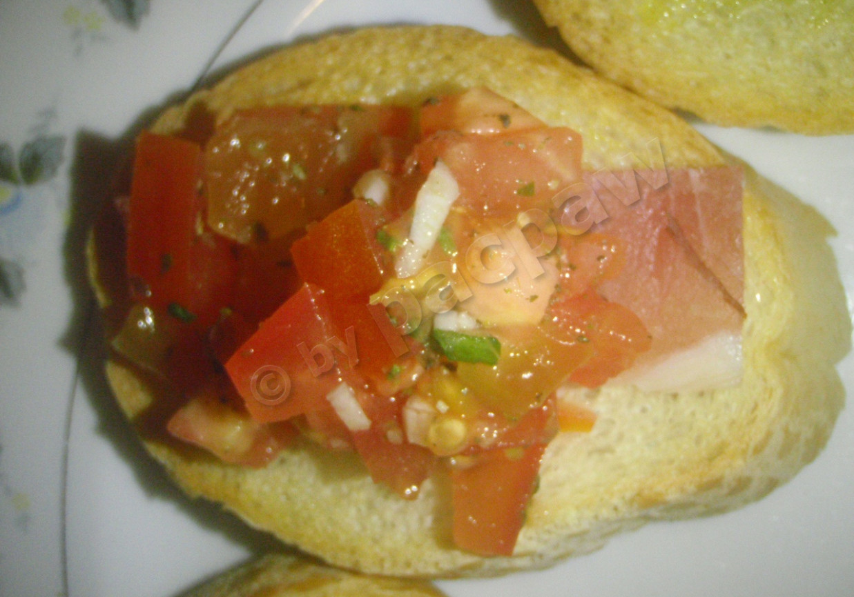 Przekąska a\'la bruschetta foto