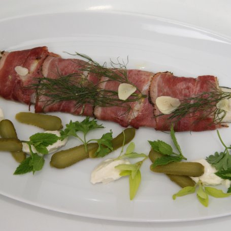 Krok 5 - Przepis dnia III, odc. 24: Pieczone filety z pstrąga w plastrach półgęska foto