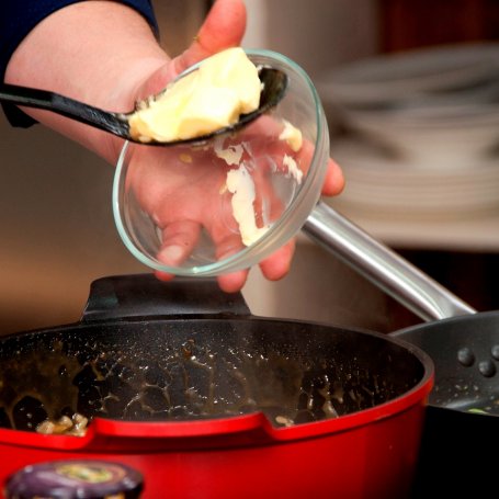 Krok 4 - Przepis dnia III, odc. 41: Risotto z suszonymi pomidorami i pieczarkami foto
