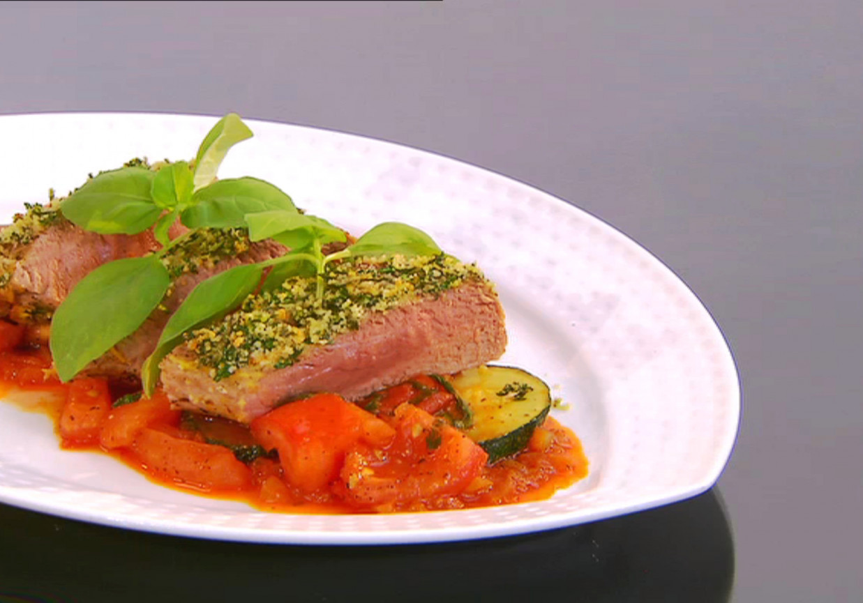 Przepis dnia, odc. 39. Zapiekana polędwica wieprzowa w kruszonce foto