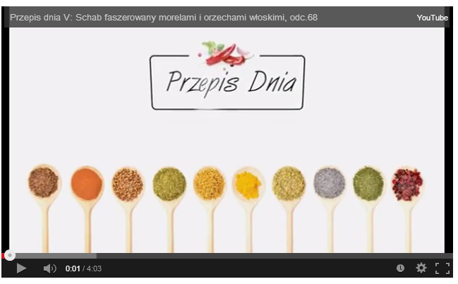 Przepis dnia V: Schab faszerowany morelami i orzechami włoskimi, odc. 68