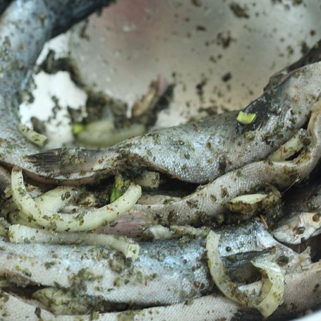 Krok 2 - Pstrąg z grilla z boczkiem i cukinią foto