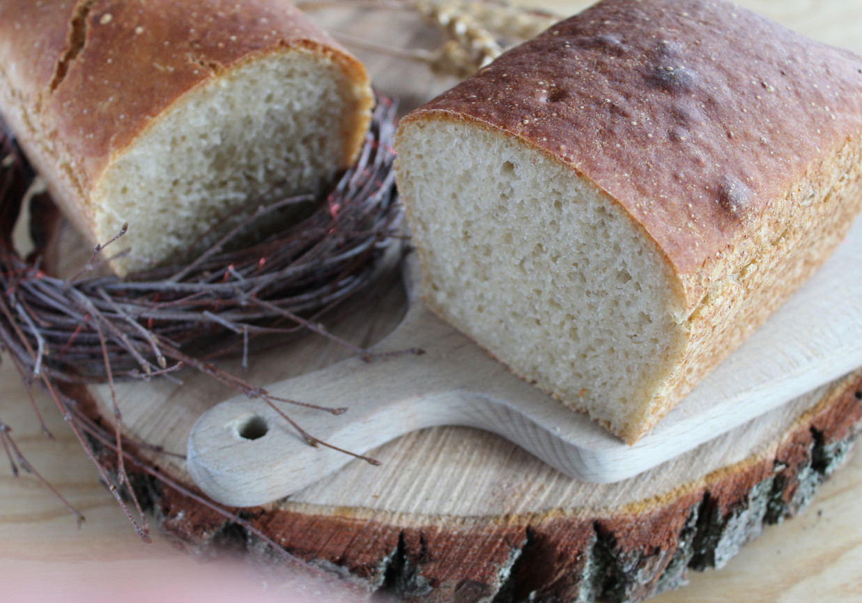 Pszenny chleb z piwem na zakwasie foto