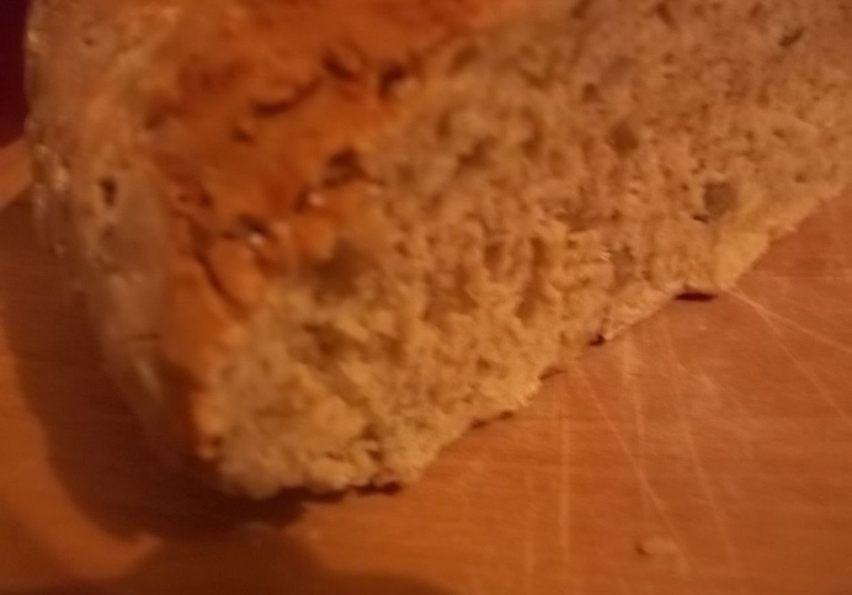 Pszenny chleb z płatkami owsianymi foto