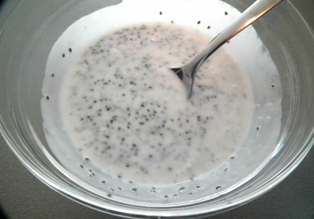 Pudding ananasowy z nasionami chia DoradcaSmaku.pl