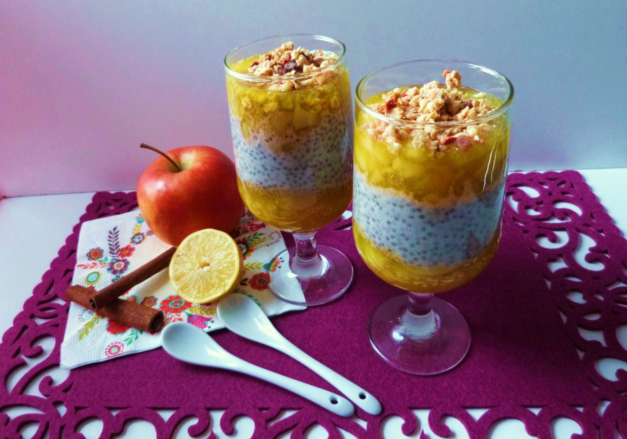 Pudding bananowy z nasionami chia DoradcaSmaku.pl