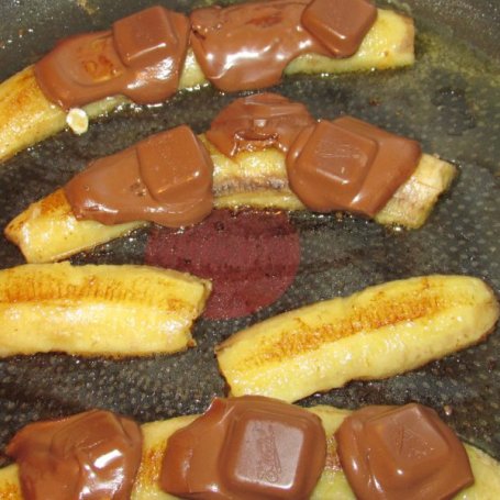 Krok 3 - pudding czekoladowo bananowy  foto