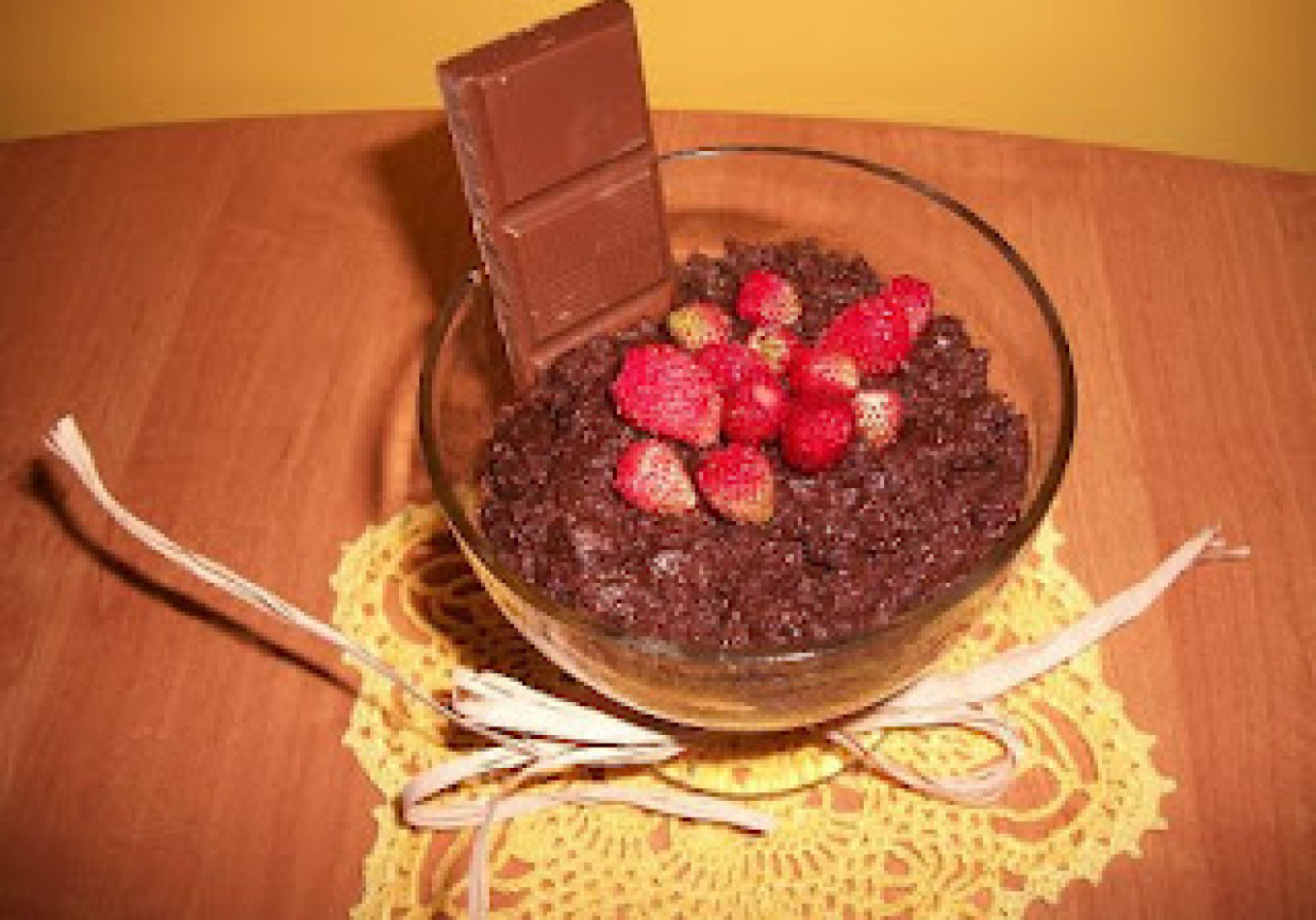 Pudding czekoladowy foto