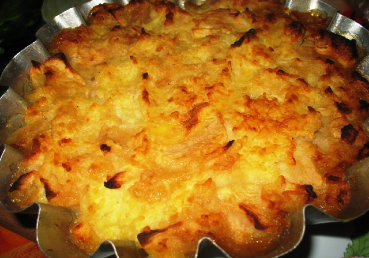 Pudding ryżowo-jabłkowy foto