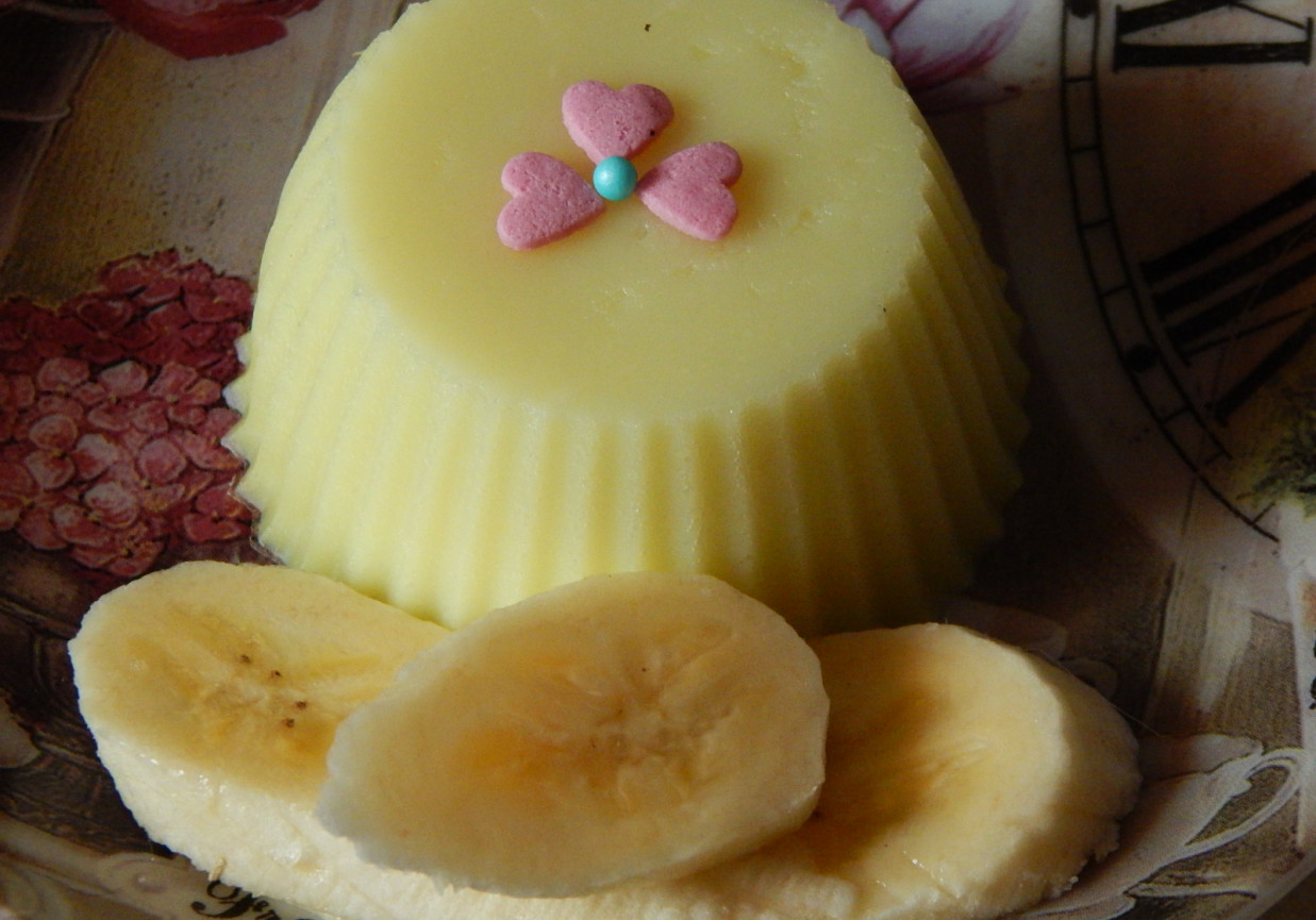 Pudding waniliowo-bananowy foto