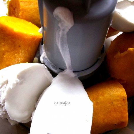 Krok 2 - pudding z batatów, tapioki i mleka kokosowego foto