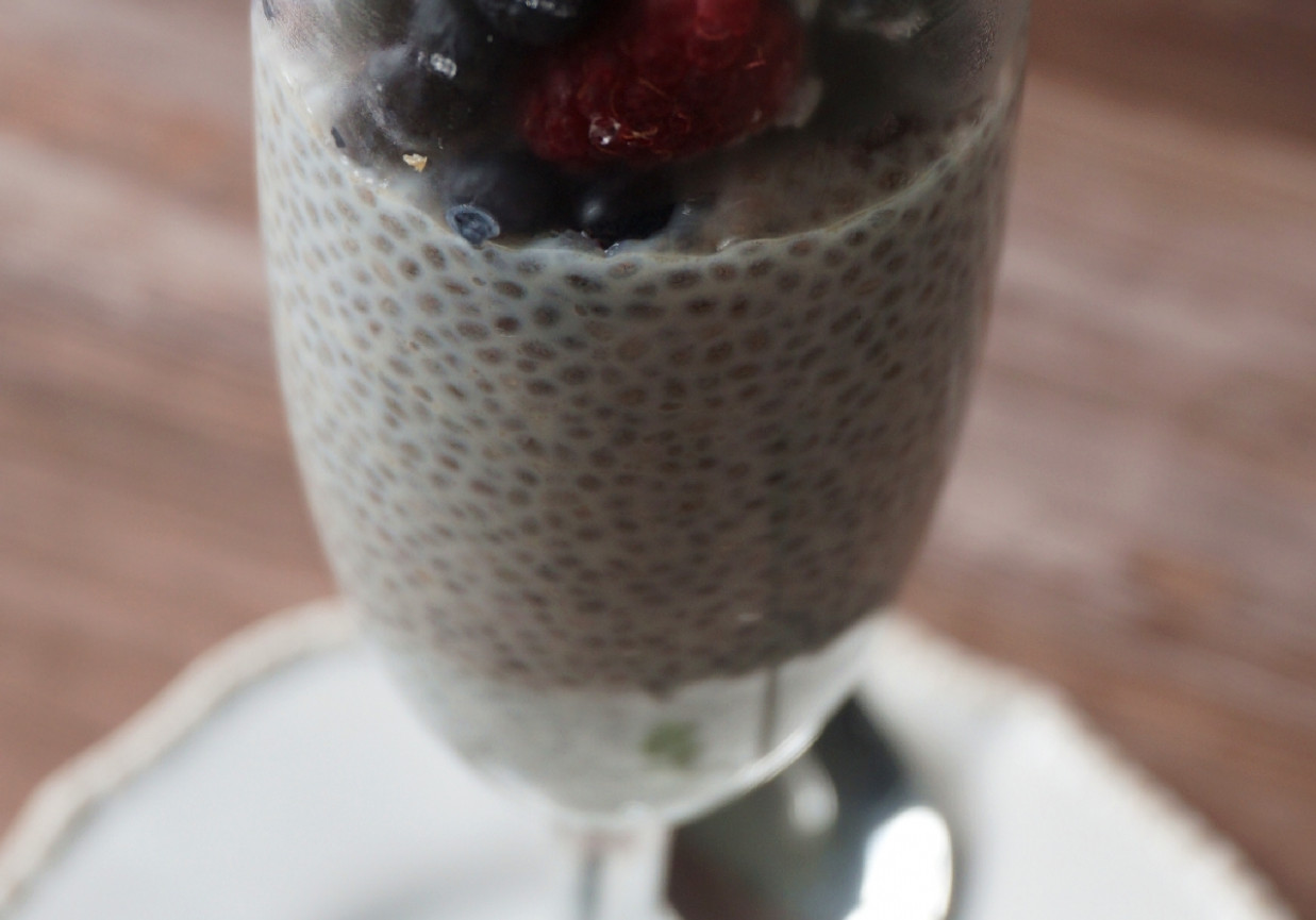 Pudding z chia z białą czekoladą DoradcaSmaku.pl