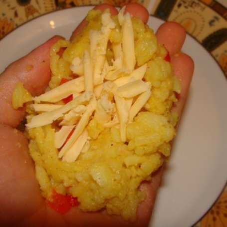 Krok 2 - Pulpety ryżowe z curry i papryka foto
