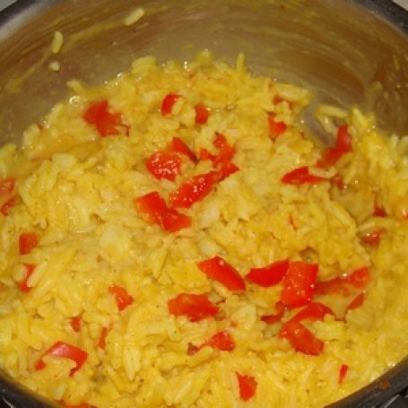 Krok 1 - Pulpety ryżowe z curry i papryka foto