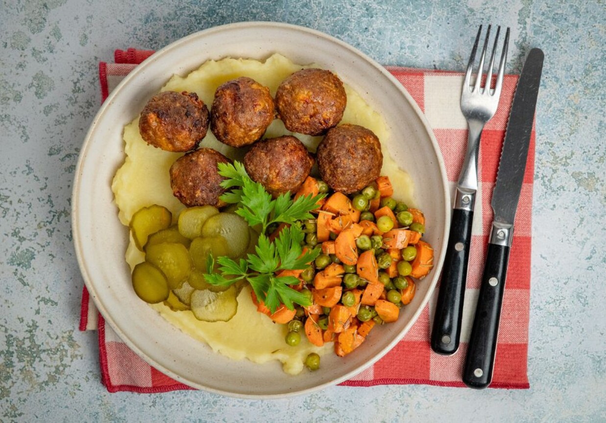 Pulpety z air fryera foto