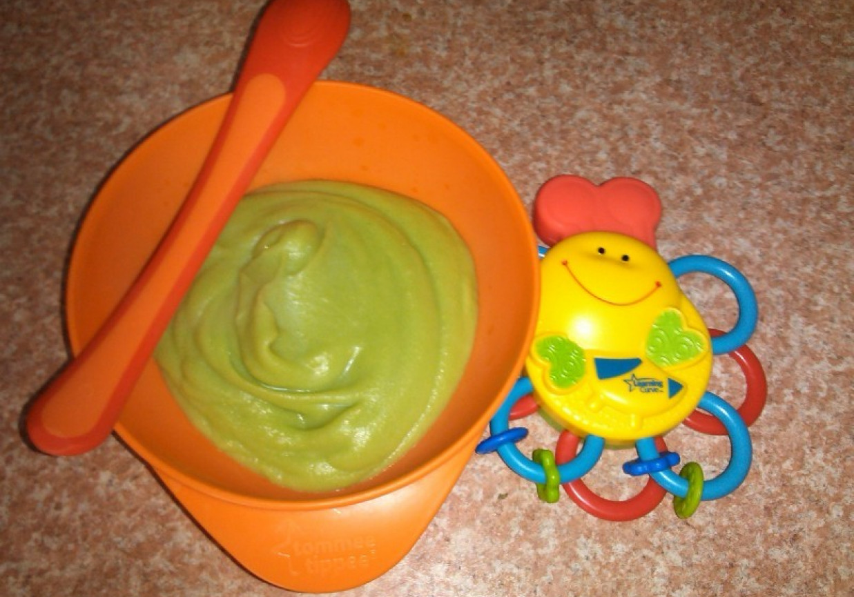 Purée z brokuła i ziemniaka dla niemowlaka foto