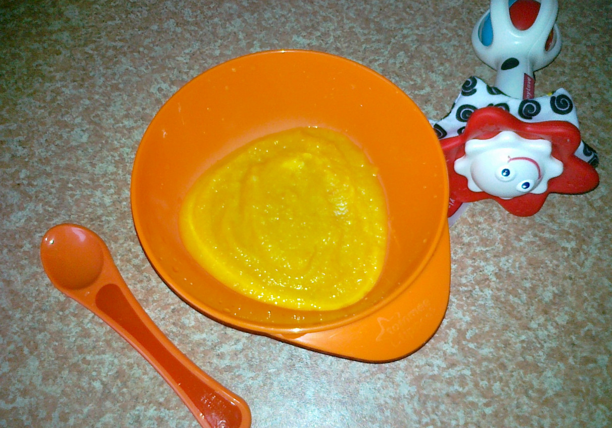 Puree z marchewki dla niemowlaka foto