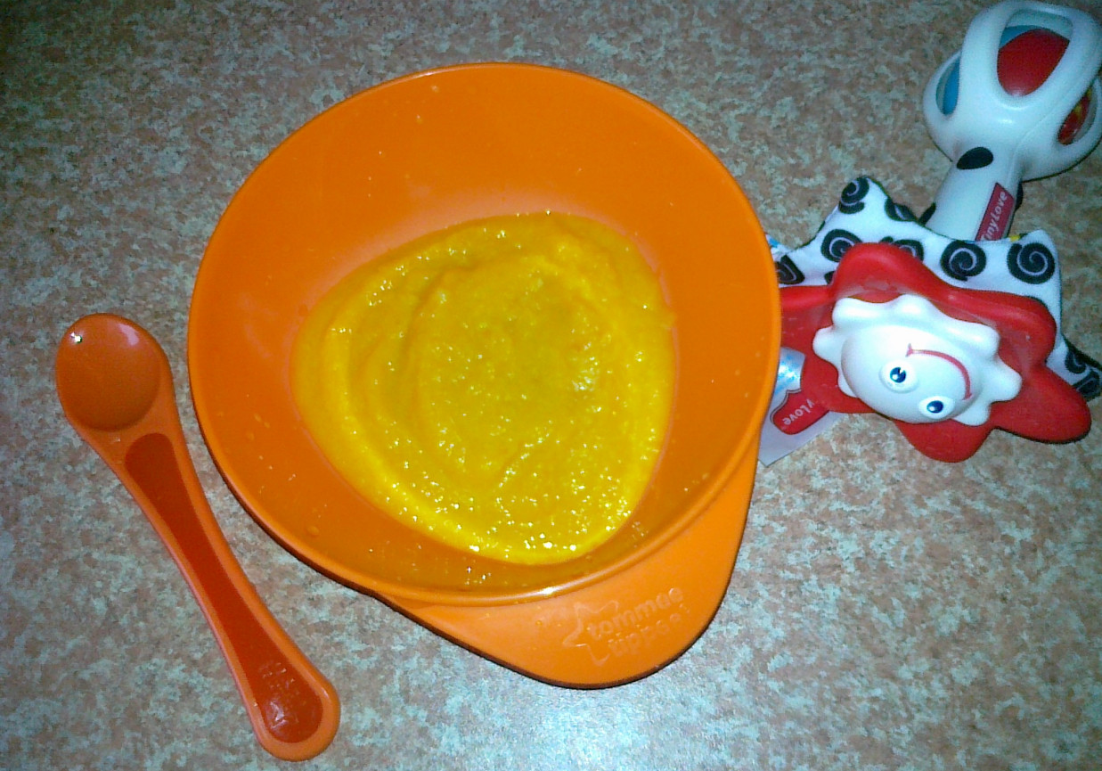 Puree z marchewki dla niemowlaka foto
