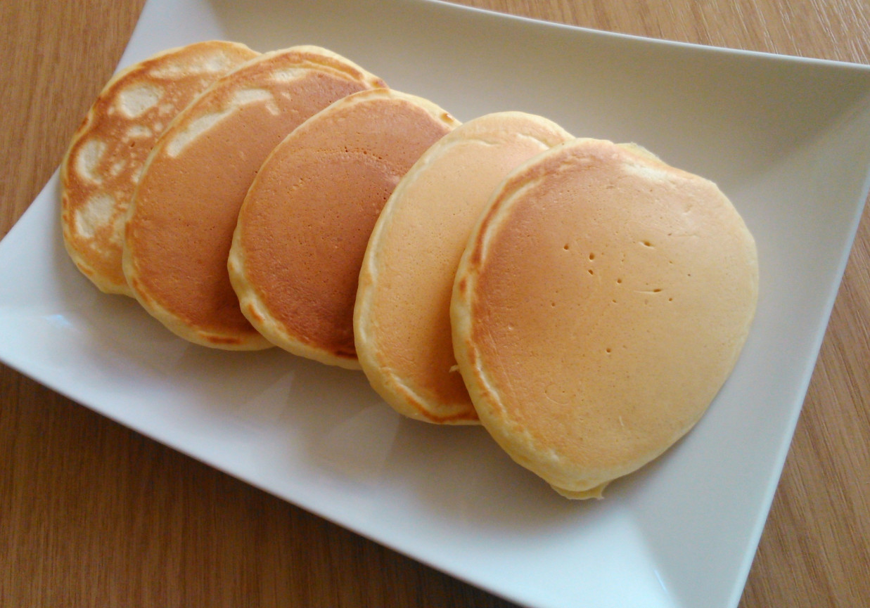 Puszyste pancakes śniadaniowe foto