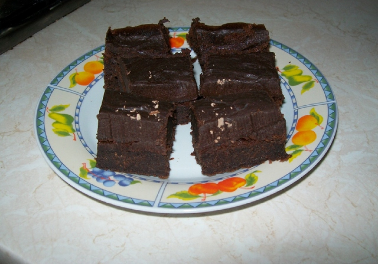 Pyszne ciasto czekoladowe foto