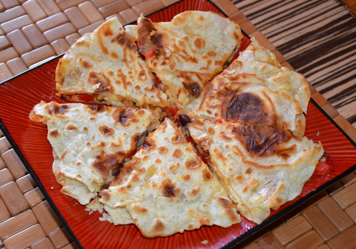 Quesadilla z kurczakiem foto
