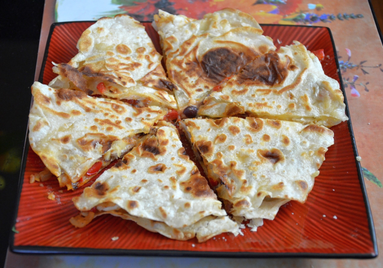 Quesadilla z kurczakiem foto