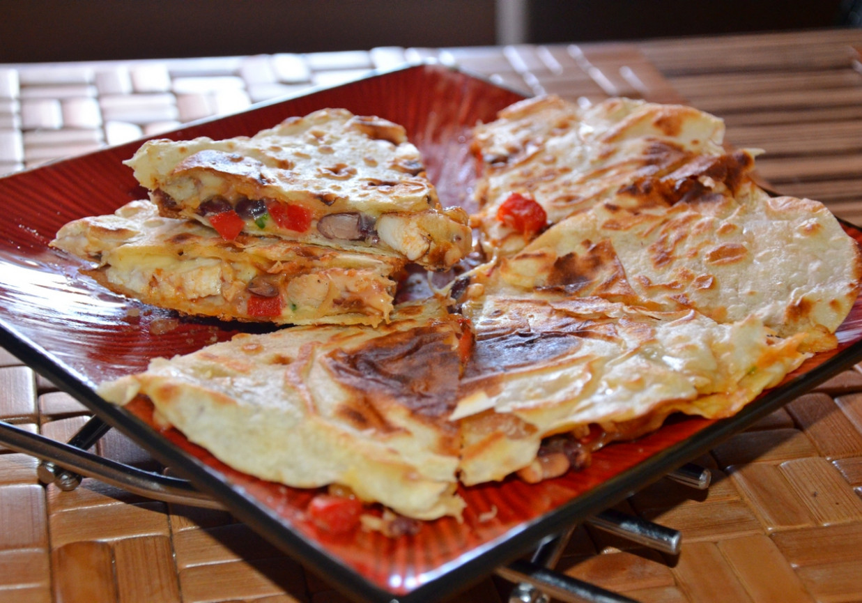 Quesadilla z kurczakiem foto