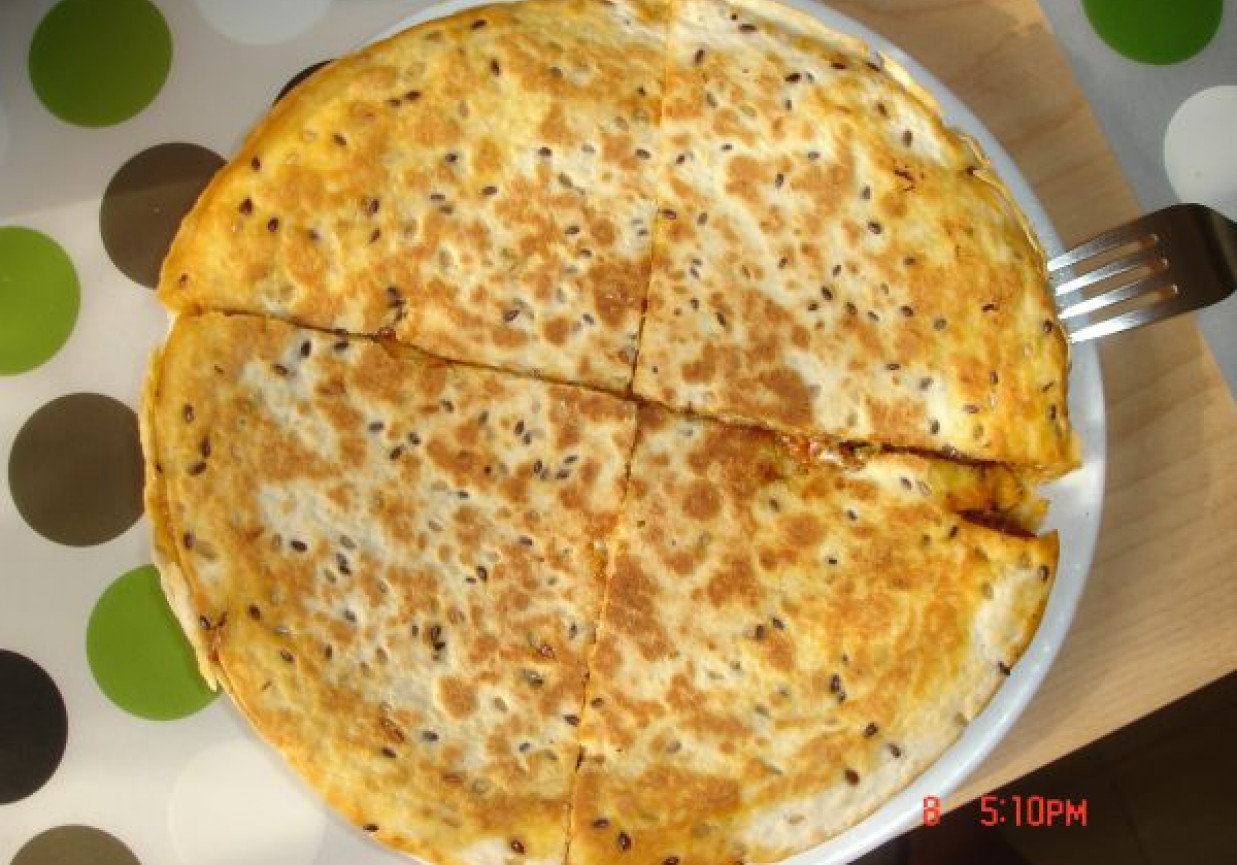 Quesadillas z mięsem mielonym foto