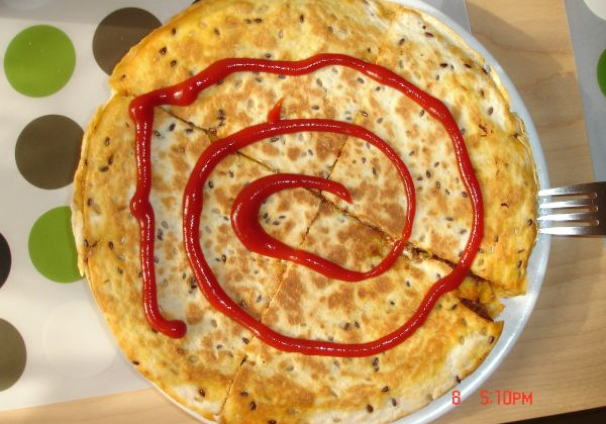 Quesadillas z mięsem mielonym foto