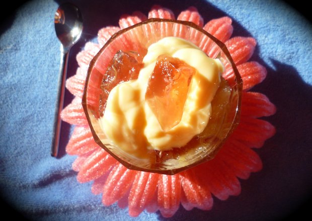 Fotografia przedstawiająca Rabarbarowo - jabłkowy deser