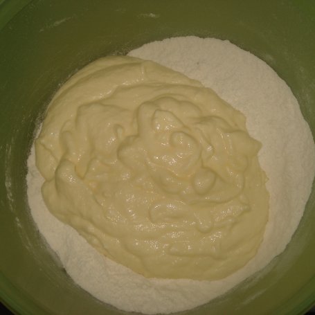 Krok 3 - Racuszki z riccottą i bananem foto