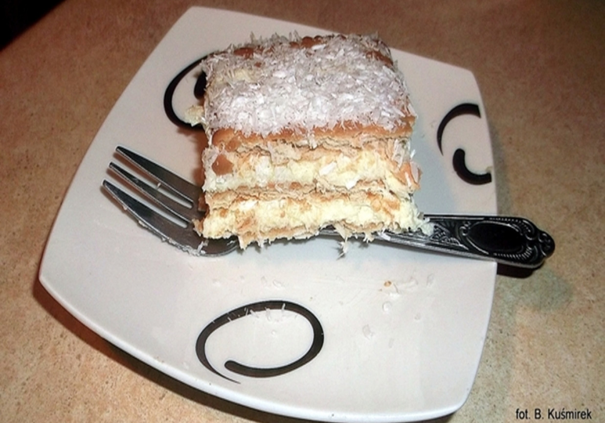 Ciasto Rafaello Na Herbatnikach Duża Blacha www.doradcasmaku.pl