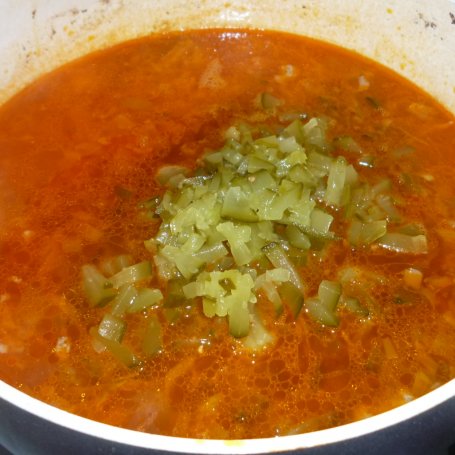 Krok 5 - Rassolnik, czyli zupa ogórkowa po rosyjsku foto