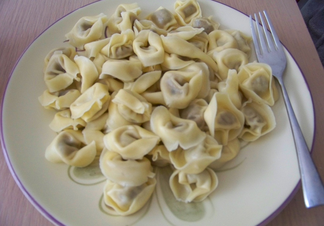 Ravioli pieczarkowe. foto