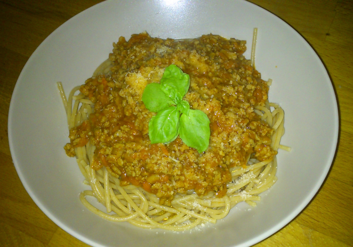 Razowe Spaghetti Bolognese foto