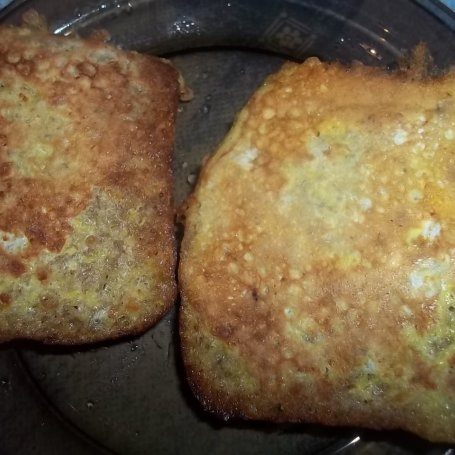 Krok 2 - Razowe tosty z borówkami foto