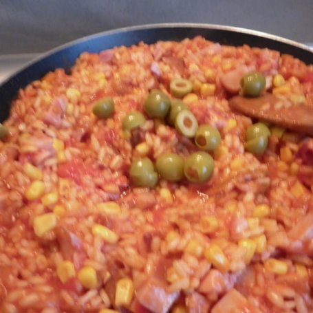 Krok 7 - Risotto podwójnie pomidorowe z kurczakiem. foto