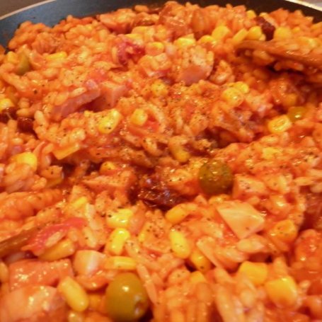 Krok 9 - Risotto podwójnie pomidorowe z kurczakiem. foto