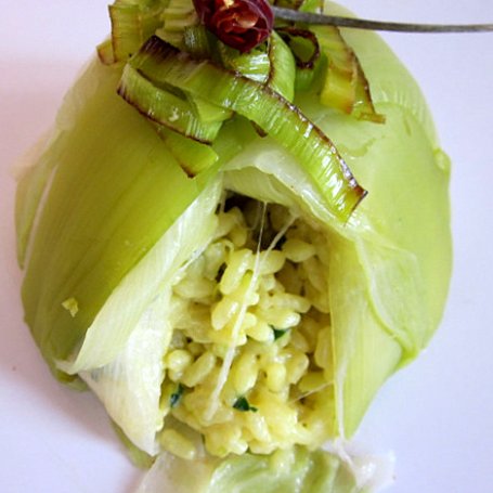Krok 4 - Risotto w porach foto