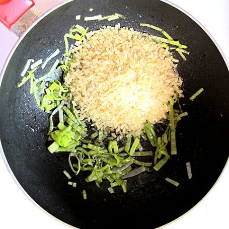 Krok 1 - Risotto w porach foto