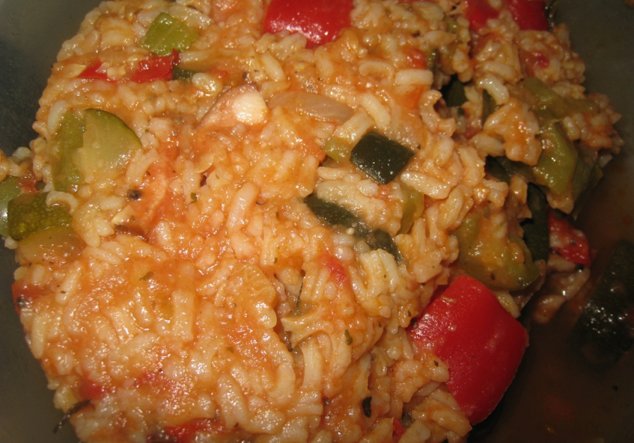 Risotto z cukinią i papryką DoradcaSmaku.pl