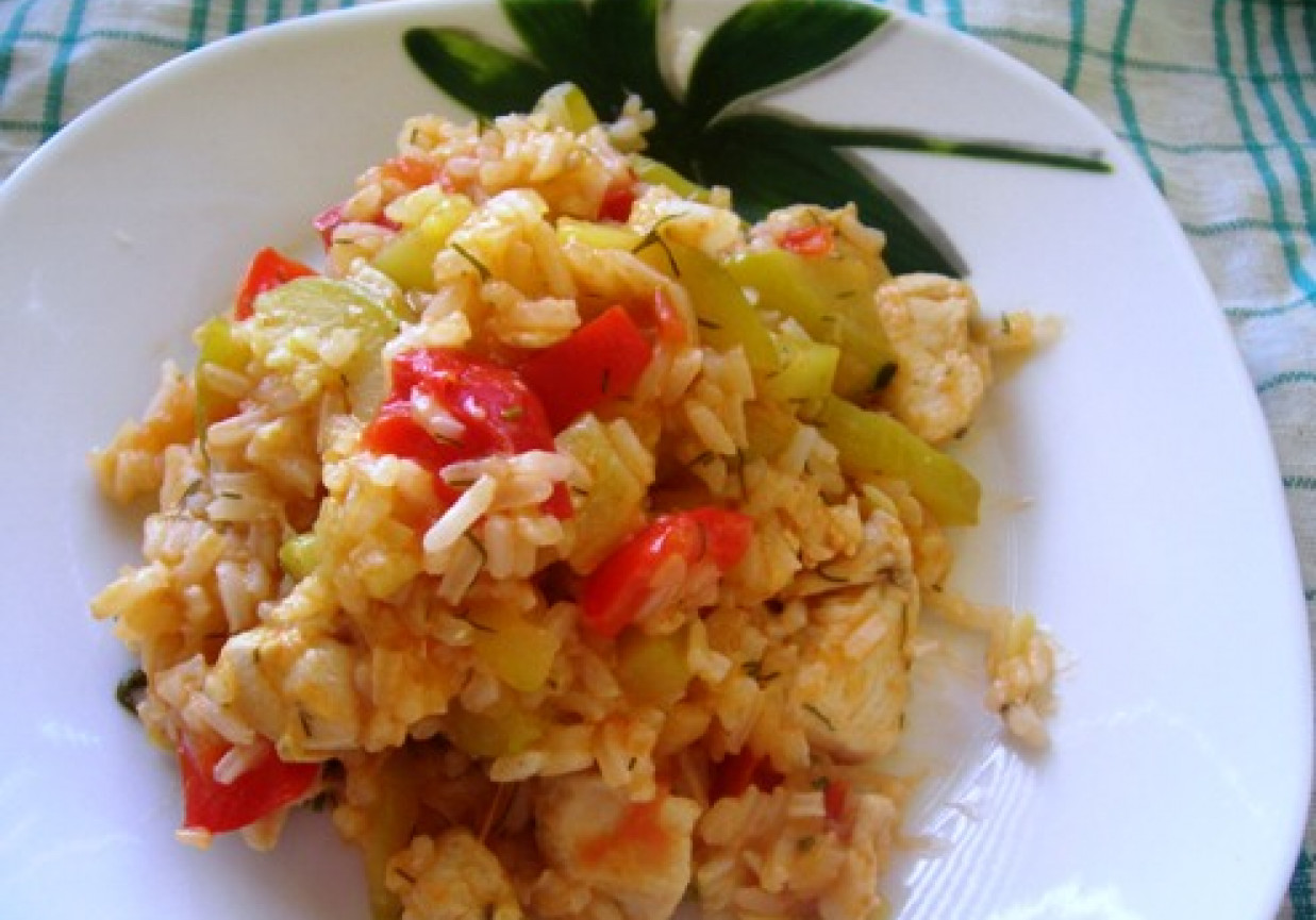 Risotto z cukinią i pomidorami DoradcaSmaku.pl