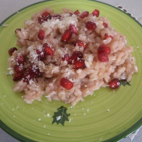 Krok 4 - Risotto z granatem foto